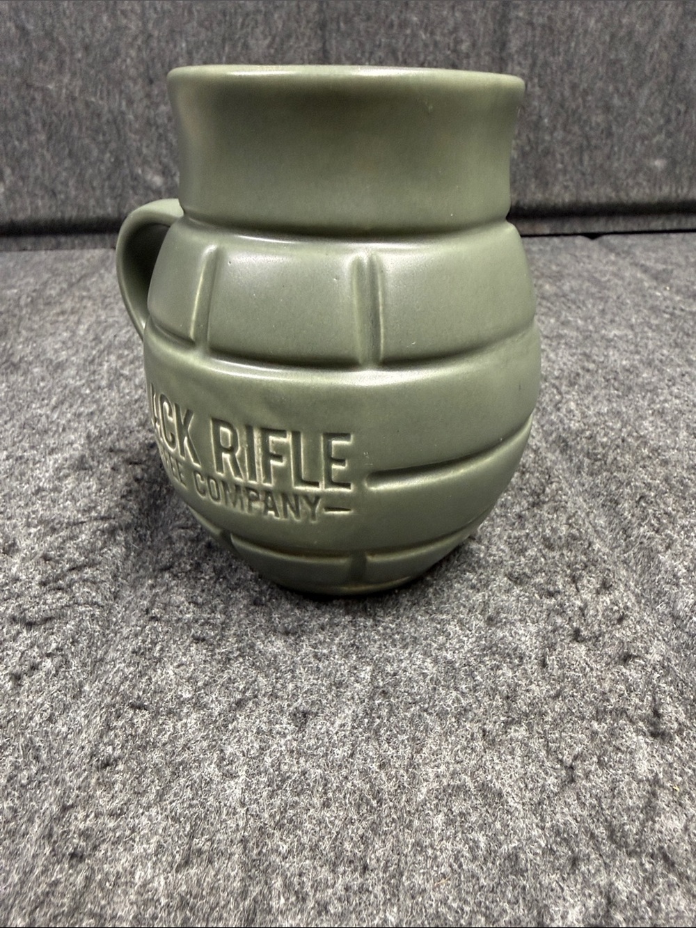 Black Rifle Coffee Company Olive Green Grenade Mug - Picture 7 of 9